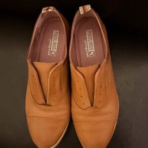 PIKOLINOS Brown Leather Flats